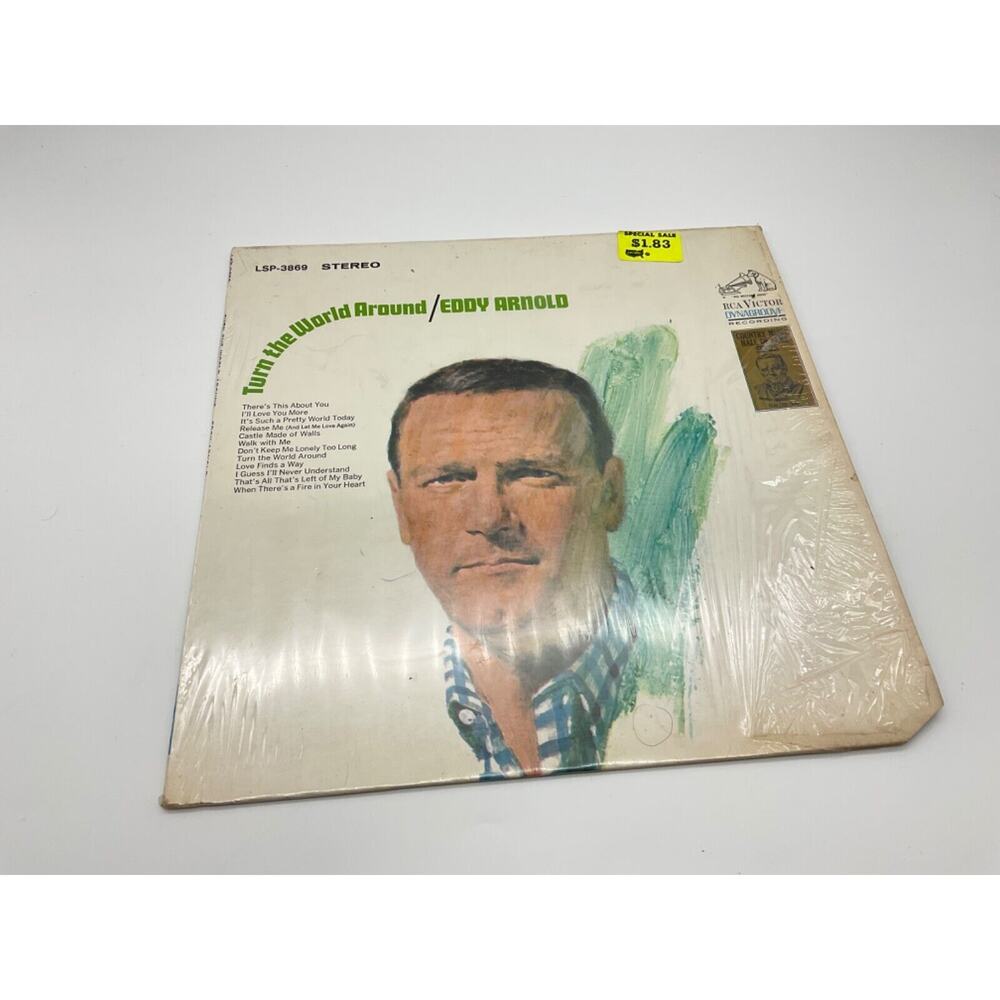 Eddy‎ Arnold Turn the World Around Vinyl LP 1967 (RCA Victor LSP 3869)